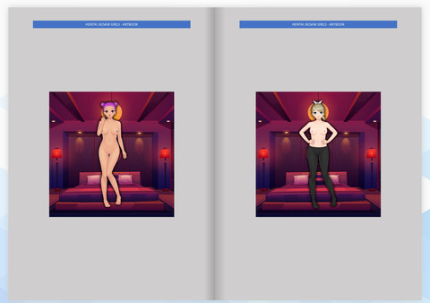 Hentai Jigsaw Girls - ArtBook screenshot 1