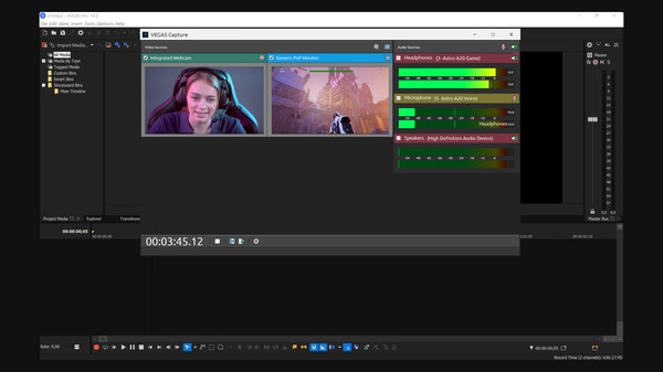 Screenshot z VEGAS 19 Edit Steam Edition