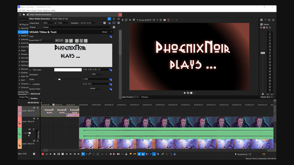 Screenshot z VEGAS 19 Edit Steam Edition