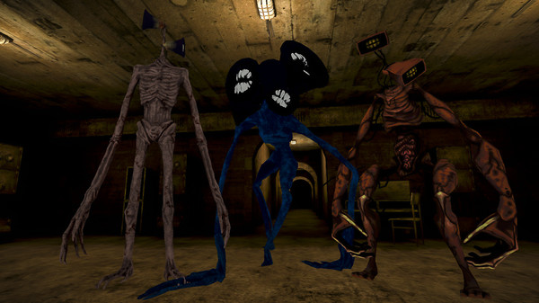 Screenshot z Siren Head Horror Bunker VR