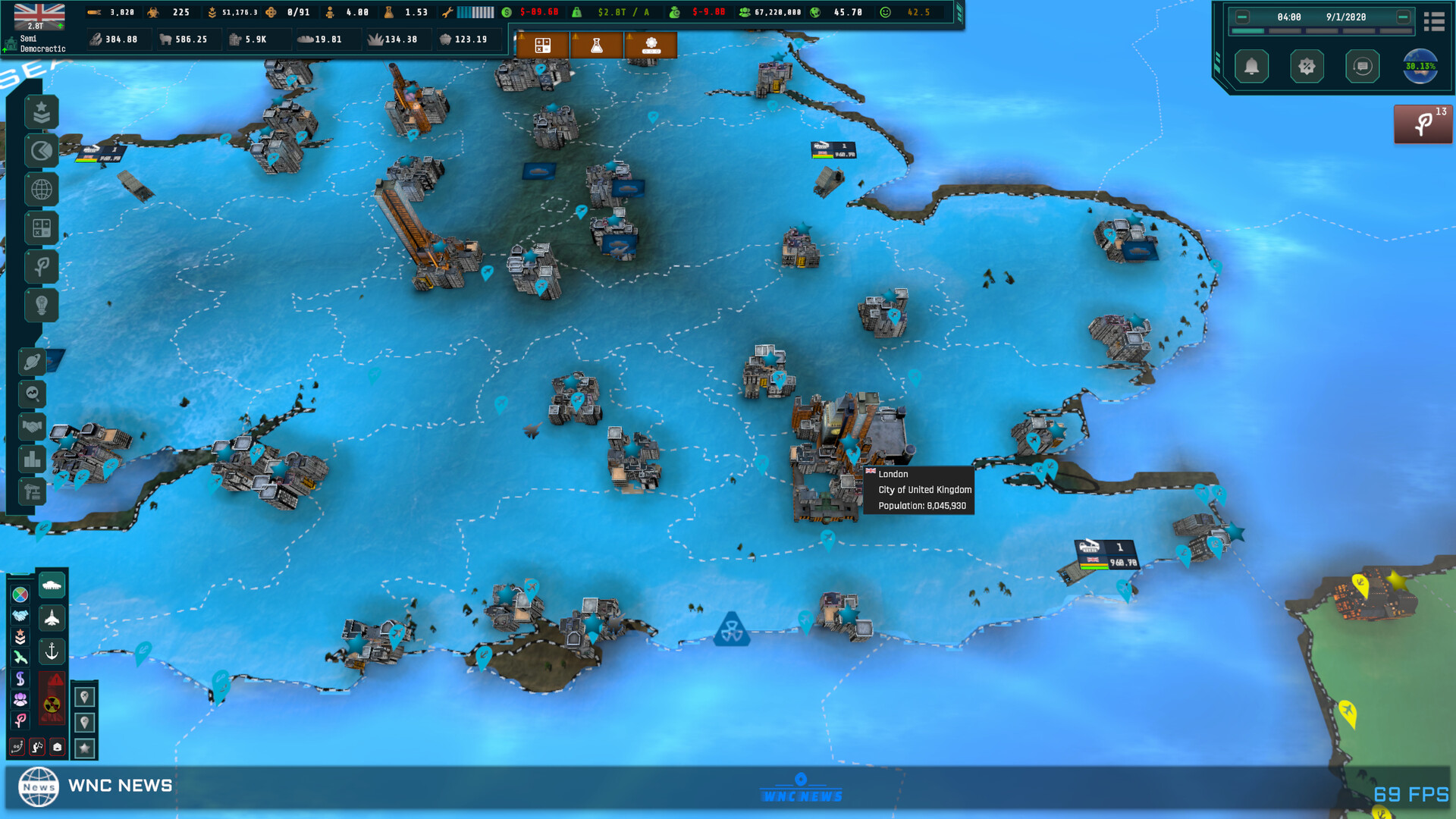 #2. World Warfare & Economics (Steam) Bởi: Okron Studio