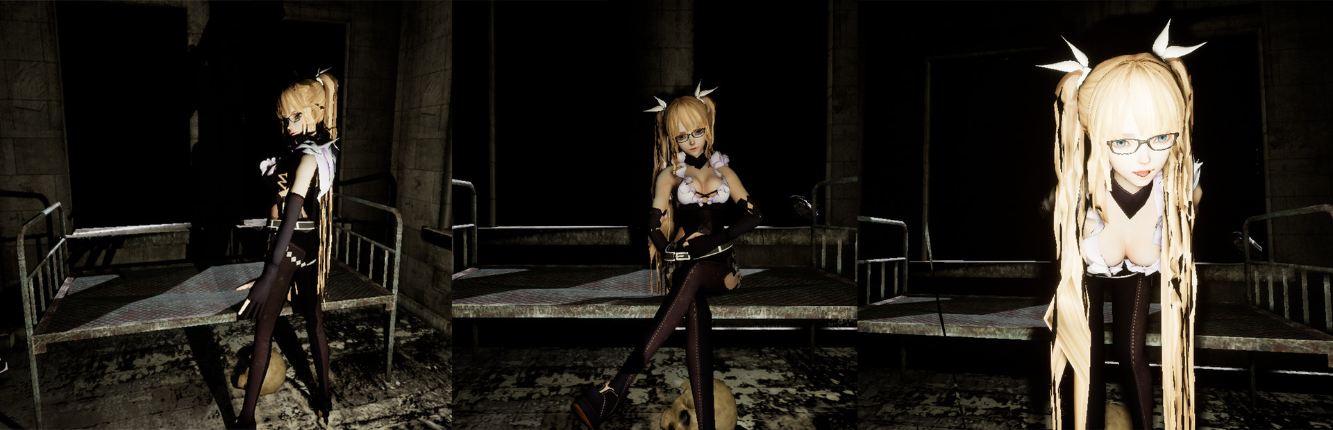 ellie on the ruins