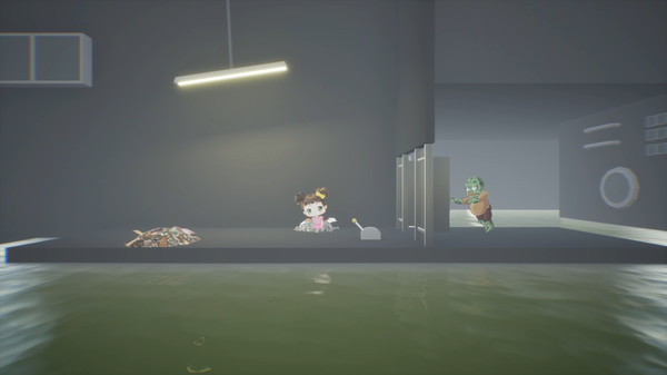 Chibi Girl VS Evil Zombie Dead.