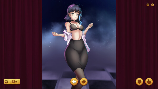 Screenshot z BLACKJACK and WAIFUS