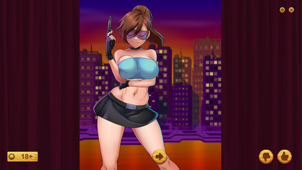 Screenshot z BLACKJACK and WAIFUS