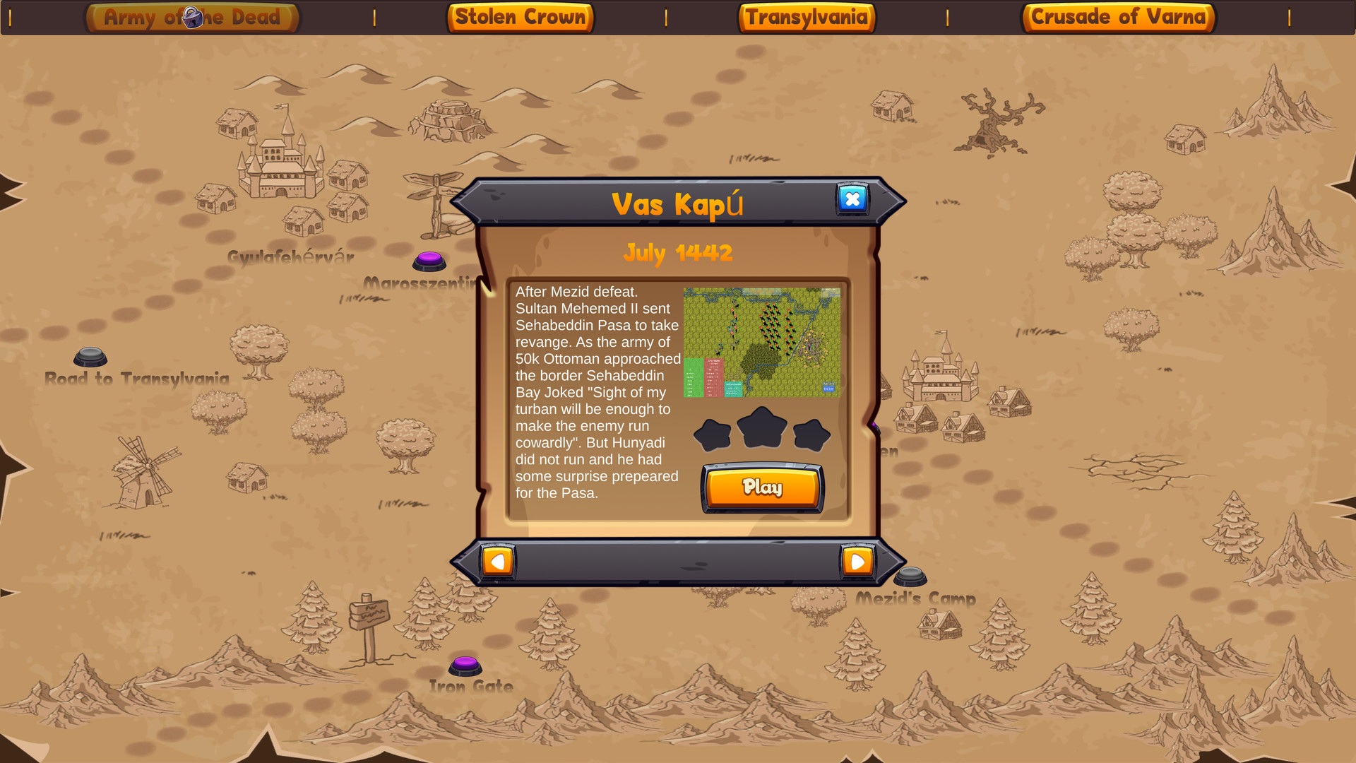 #9. Hunyadi Strategy (Steam) Podle: 8 Continents Ltd.