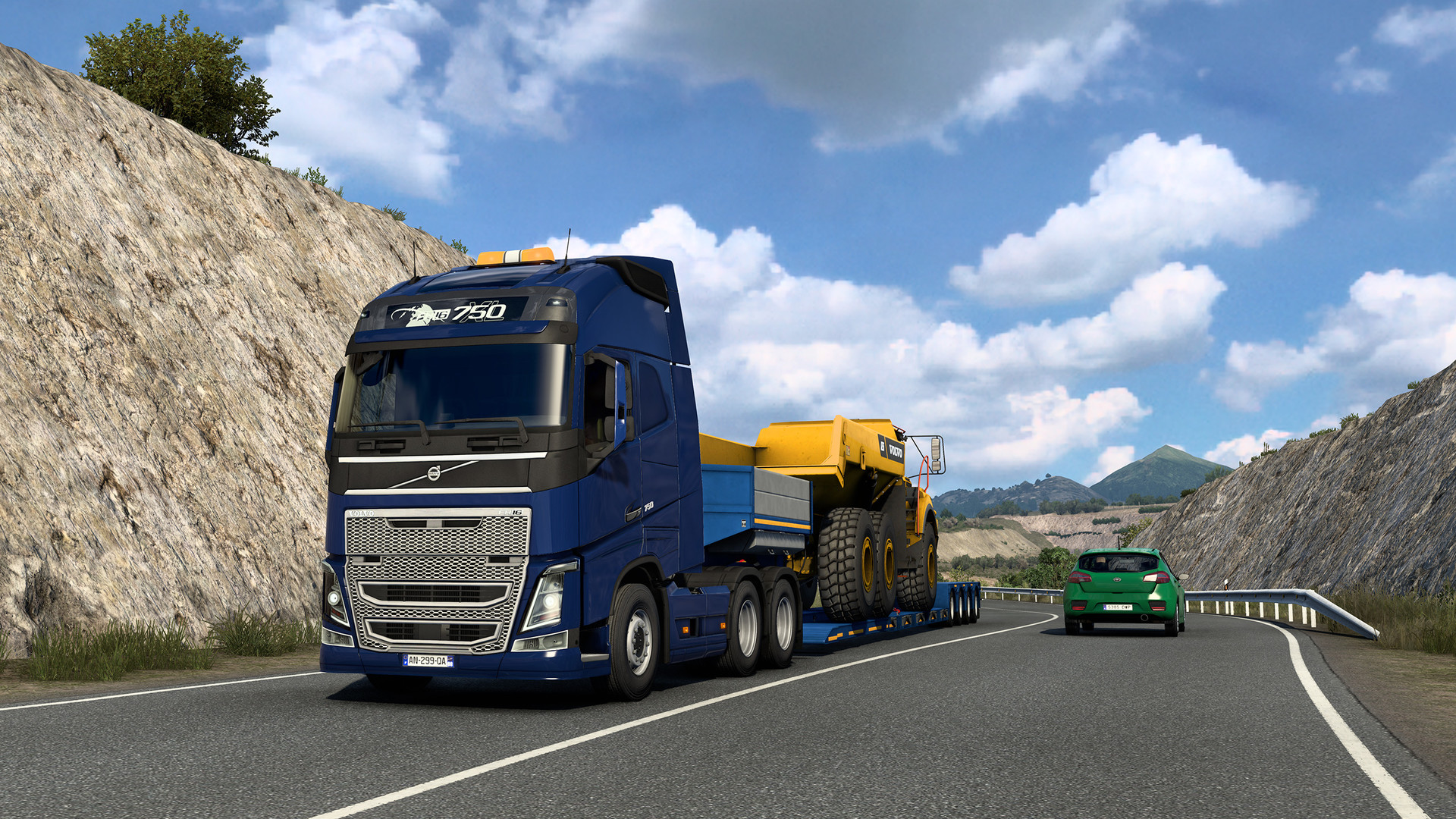 Euro Truck Simulator 2 - Volvo Construction Equipment gameplay screenshot 1