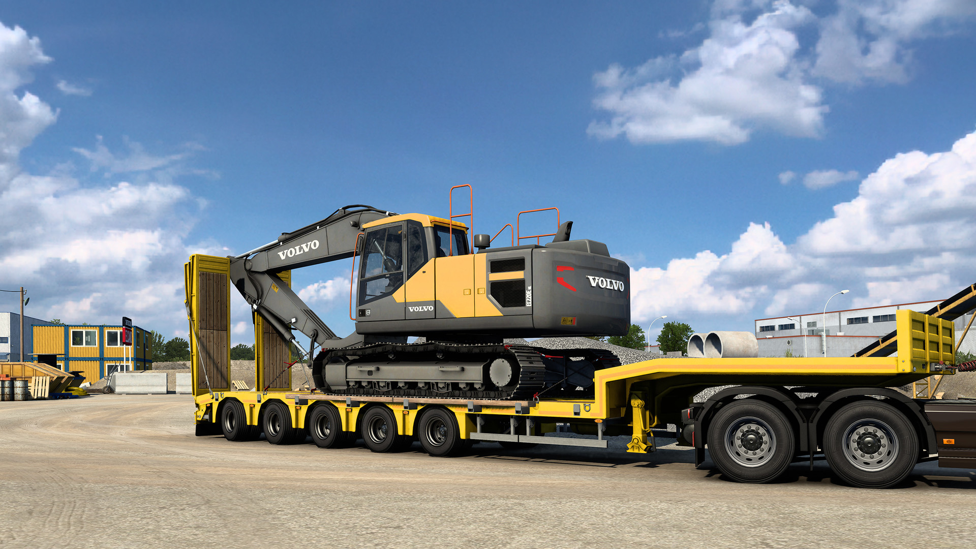 Euro Truck Simulator 2 - Volvo Construction Equipment gameplay screenshot 3