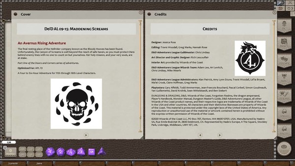 Fantasy Grounds - D&D Adventurers League 09-15 Maddening Screams
