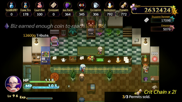 Screenshot z Final Profit: A Shop RPG