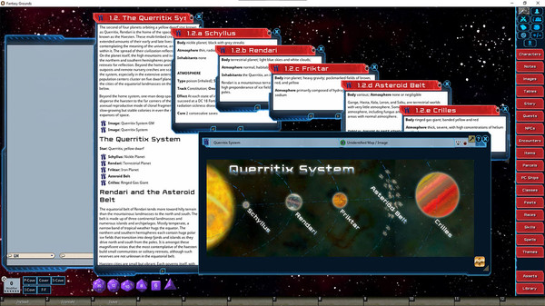 Fantasy Grounds - Star System Set: Querritix (FULL SET)