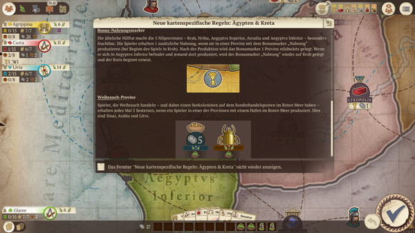 Concordia: Digital Edition - Aegyptus & Creta Screenshot 2
