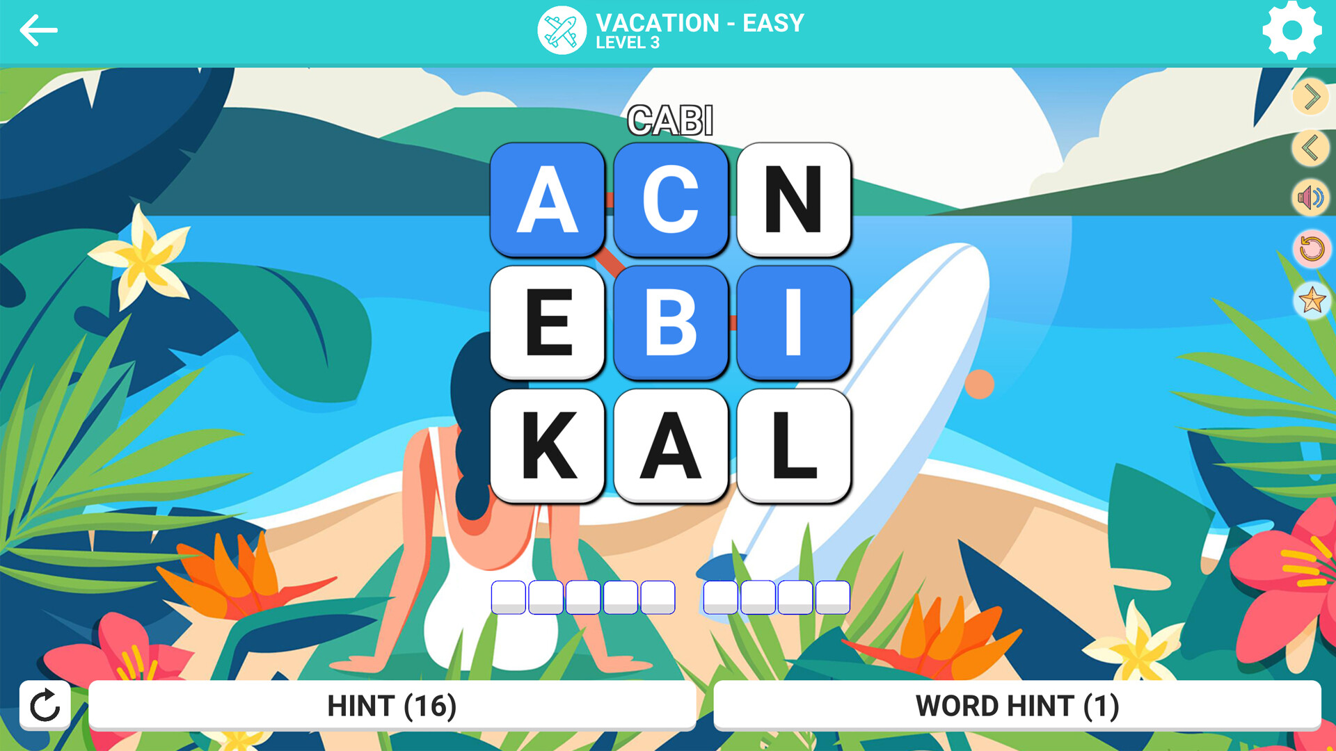 Square Word: Summer Edition☀️ Featured Screenshot #1
