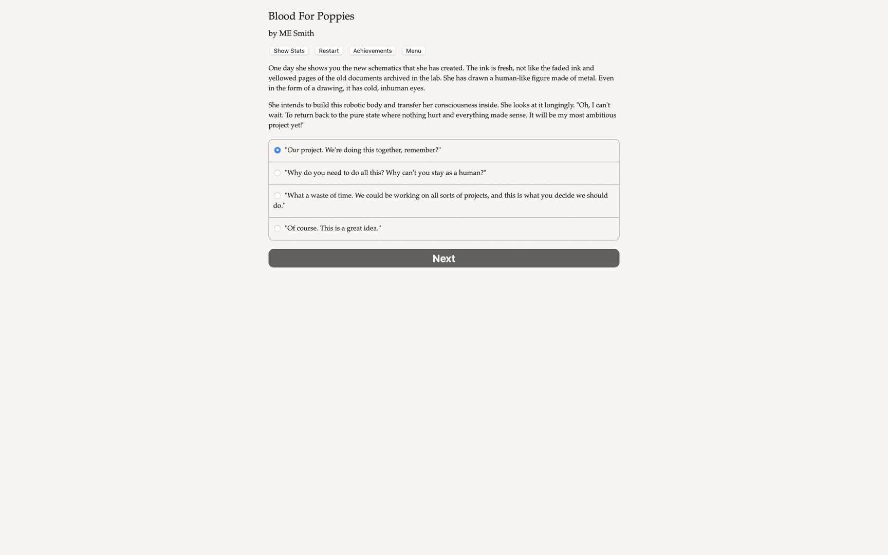 Blood for Poppies screenshot #1