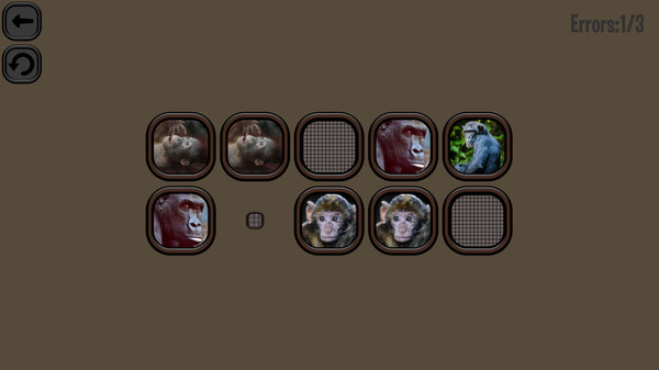 Animals Memory: Monkeys screenshot 5