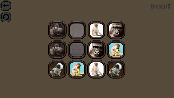 Animals Memory: Monkeys screenshot 3