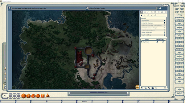 Fantasy Grounds - FG Settlements Map Pack