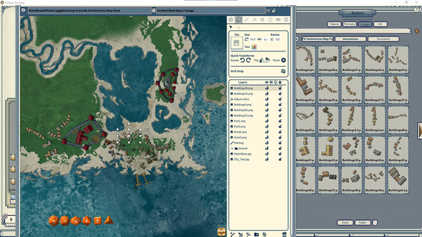 Fantasy Grounds - FG Settlements Map Pack