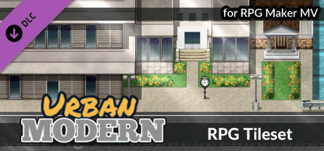 RPG Maker MV - KR Urban Modern Tileset banner image