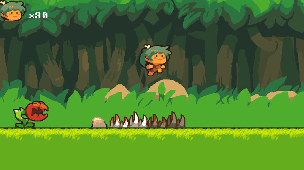 Screenshot z Cavegirl Adventures