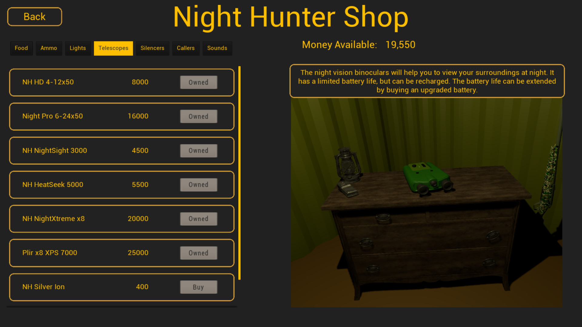 #2. Night Hunter (Steam) От: African Plains Studios