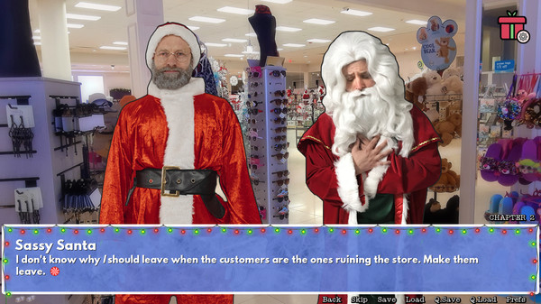 Screenshot z Too Many Santas