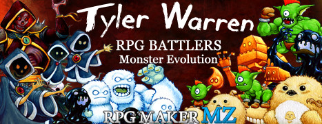 RPG Maker MZ - Tyler Warren RPG Battlers: Monster Evolution
