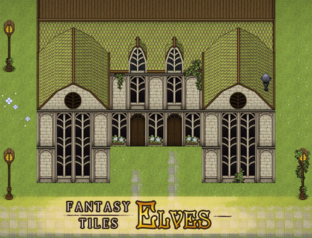 RPG Maker MZ - Fantasy Tiles - Elves