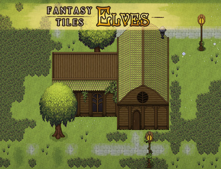 RPG Maker MZ - Fantasy Tiles - Elves