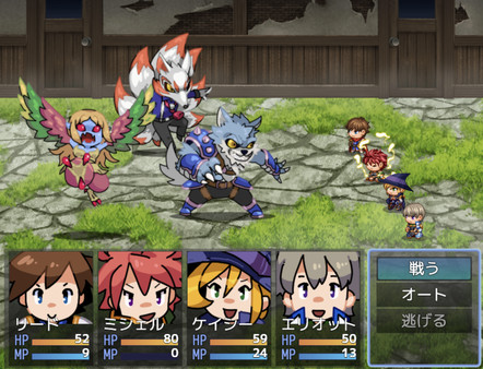 RPG Maker MV - Pop Fantasy Battler and Face Set