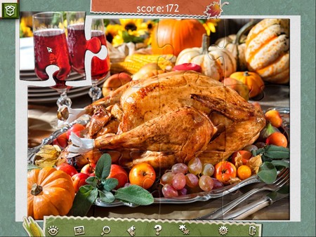 Screenshot z Holiday Jigsaw Thanksgiving Day 2
