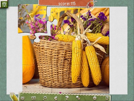 Screenshot z Holiday Jigsaw Thanksgiving Day 2