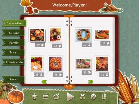 Screenshot z Holiday Jigsaw Thanksgiving Day 2