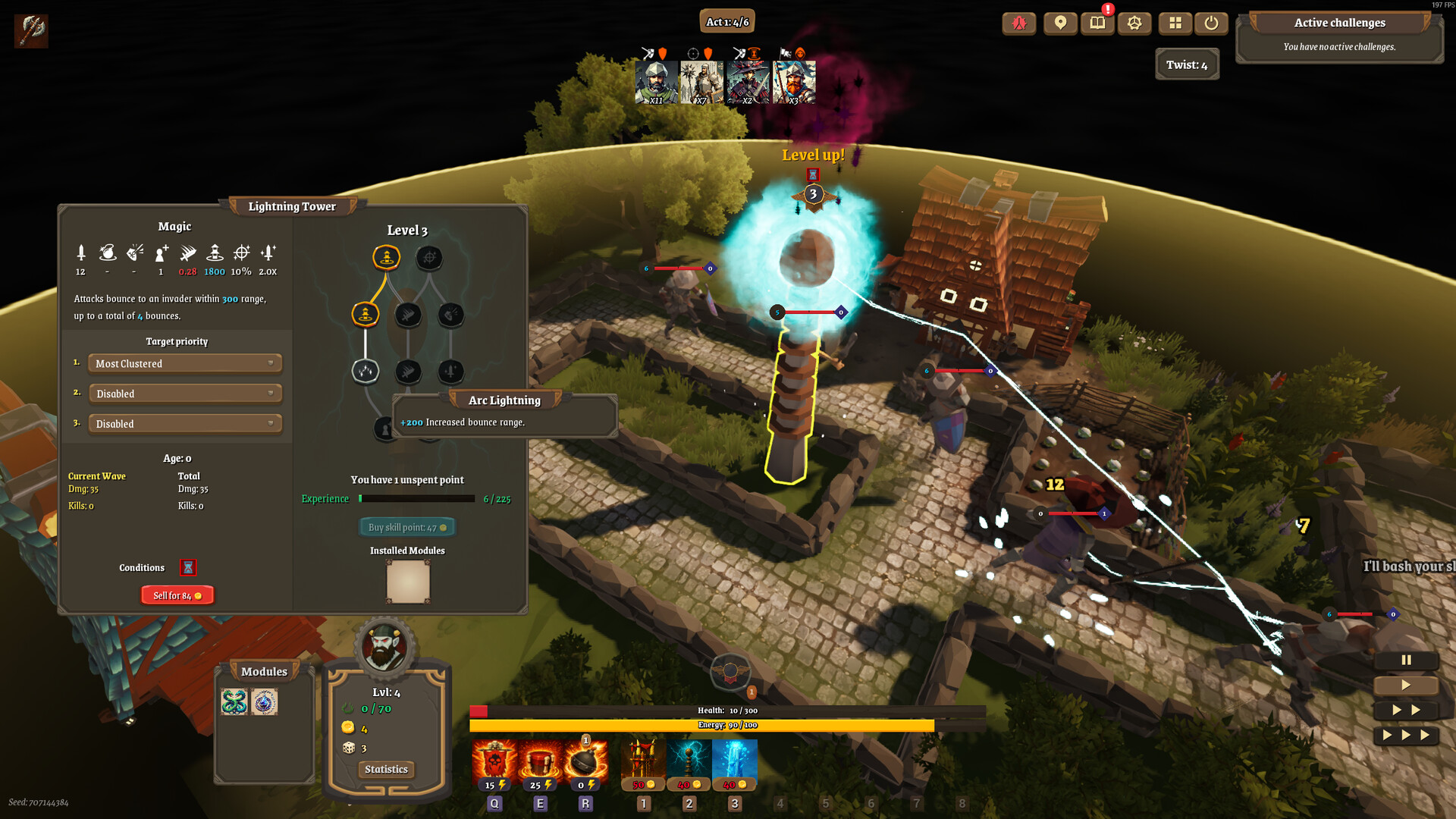 Twisted Tower Tactics screenshot #4
