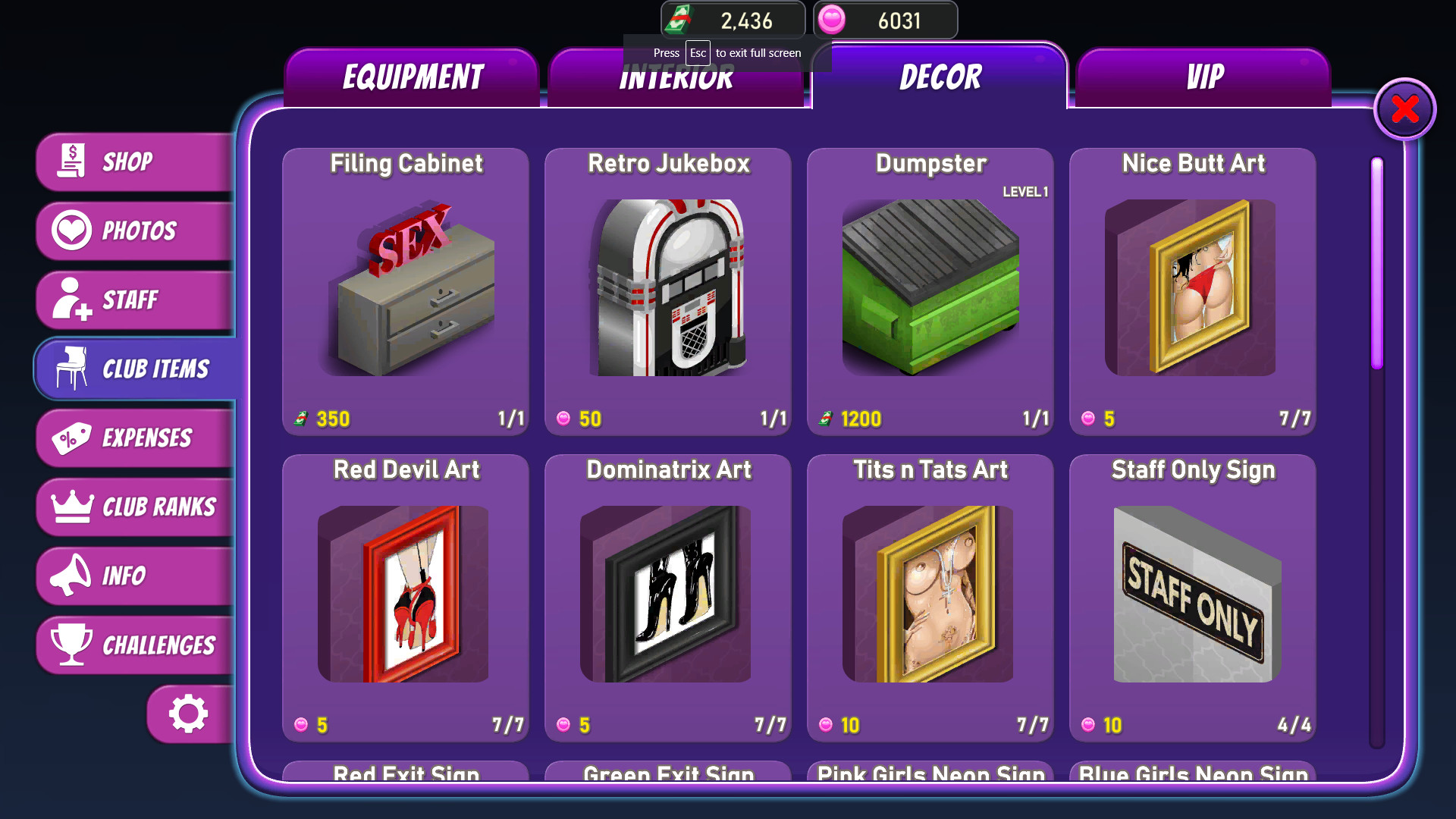 Gentlemen's Club screenshot #7