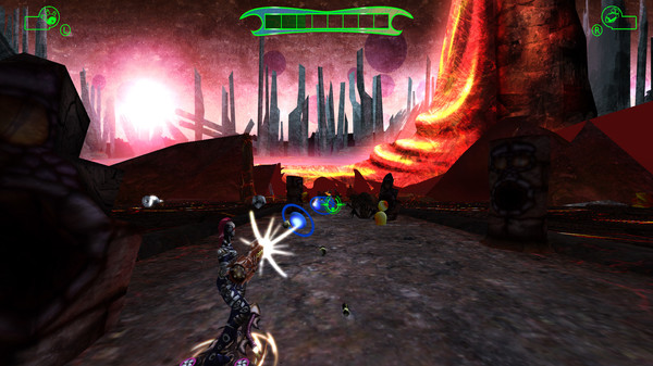Screenshot of Xenocider gameplay showing in-action mechanics