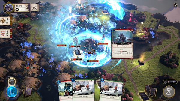 Mahokenshi - The Samurai Deckbuilder-游戏截图