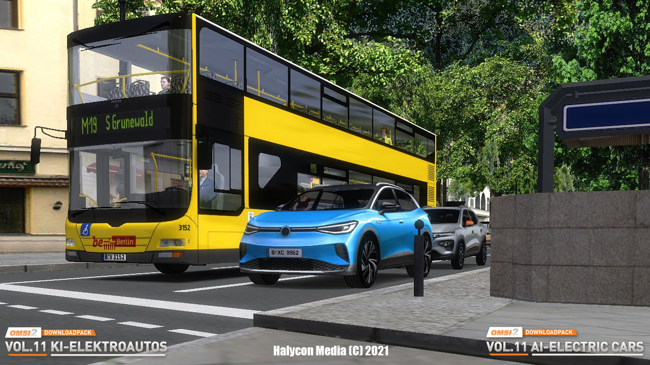 OMSI 2 Add-on Downloadpack Vol. 11 - AI Electric Cars Featured Screenshot #1