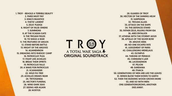 A Total War Saga: TROY - Original Soundtrack