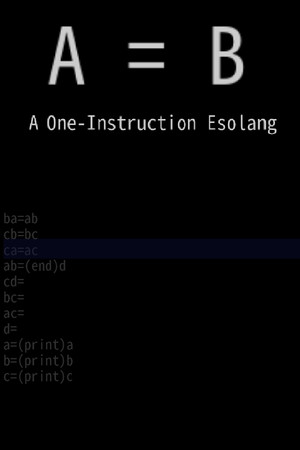 Cover art of A=B