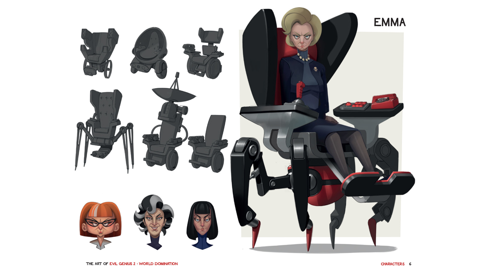 Evil Genius 2: Digital Art Book Featured Screenshot #1