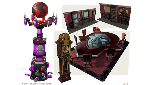 Evil Genius 2: Digital Art Book screenshot 8