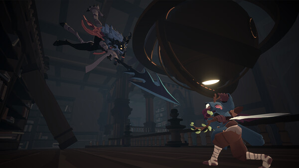 Screenshot of Demi and the Fractured Dream gameplay showing in-action mechanics