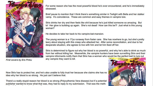 Vampire Slave Art Book screenshot 1