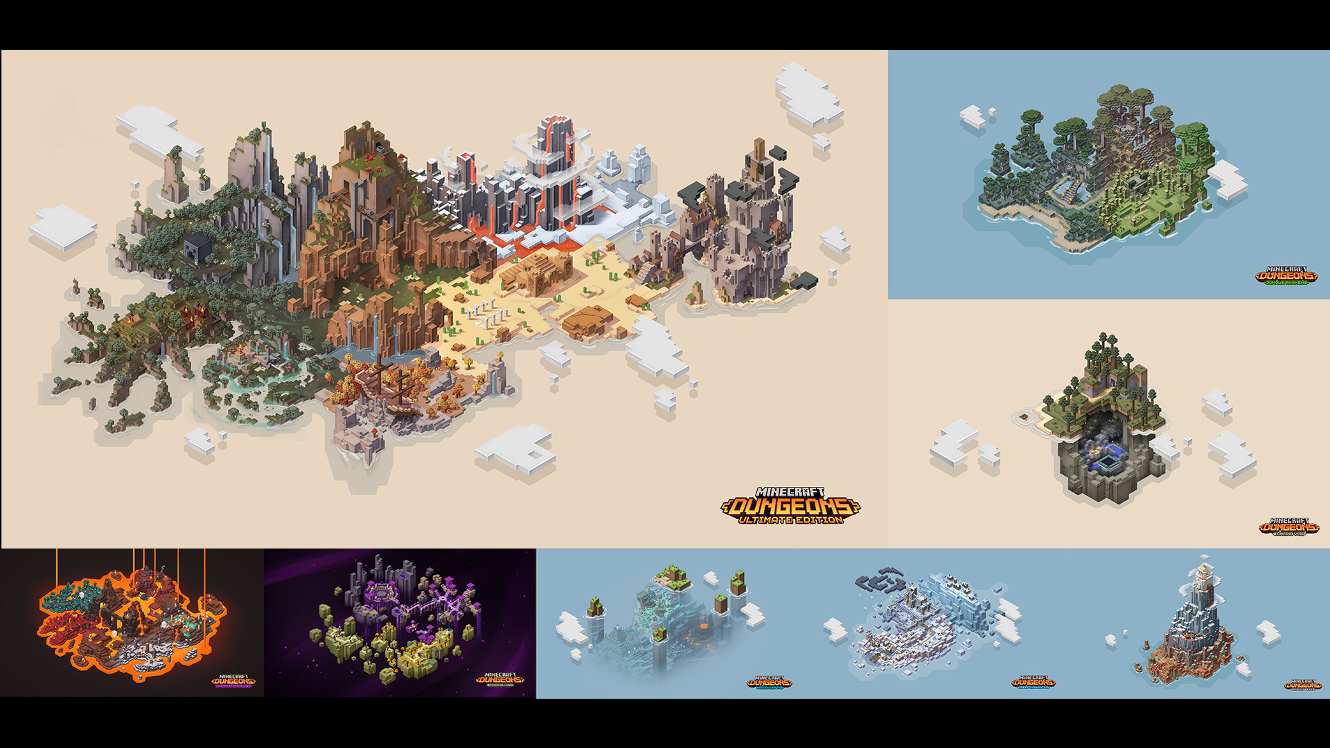 Minecraft Dungeons Ultimate Edition Digital Artwork on Steam