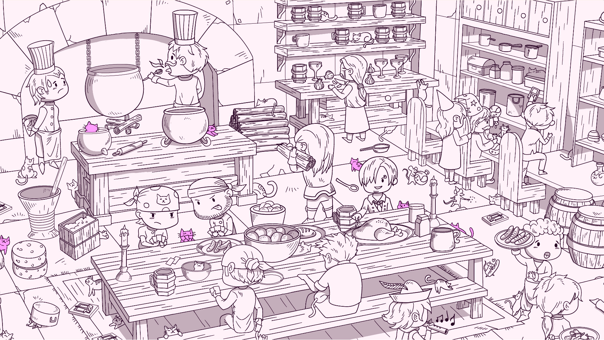 #2. Hidden Kittens: Kingdom of Cats (Steam) 由: Pinel Games