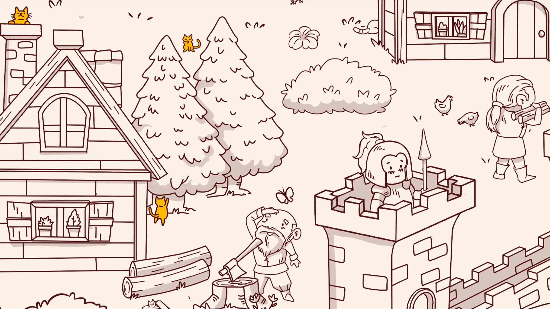 #5. Hidden Kittens: Kingdom of Cats (Steam) 由: Pinel Games