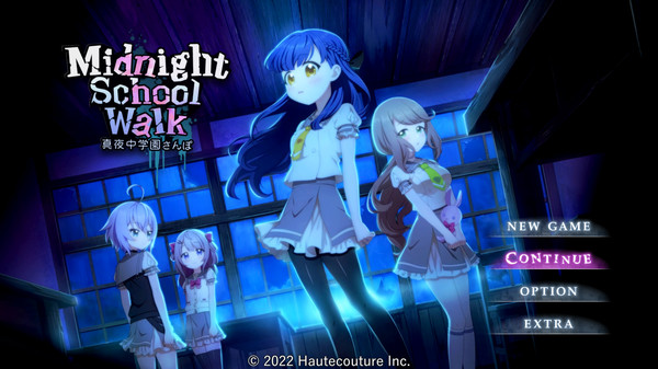 Screenshot z Midnight School Walk 真夜中学園さんぽ