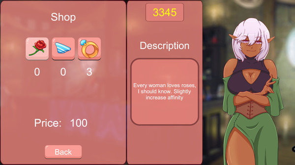 Screenshot z Intense Love Shot