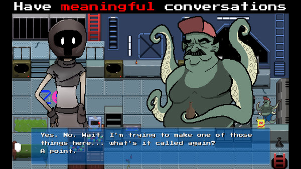 Screenshot z Roskis: A Boozy Beginning